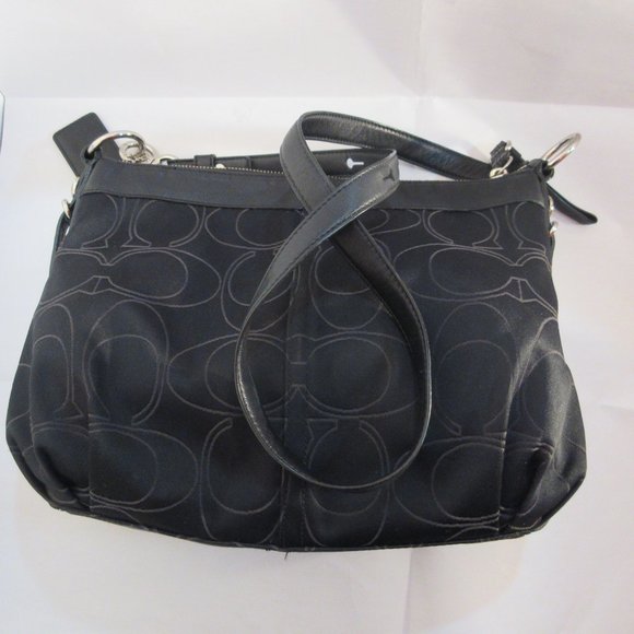 Coach Bags | Coach Black Crossbody | Color: Black/Purple N 01049-15760 - Picture 8 of 11